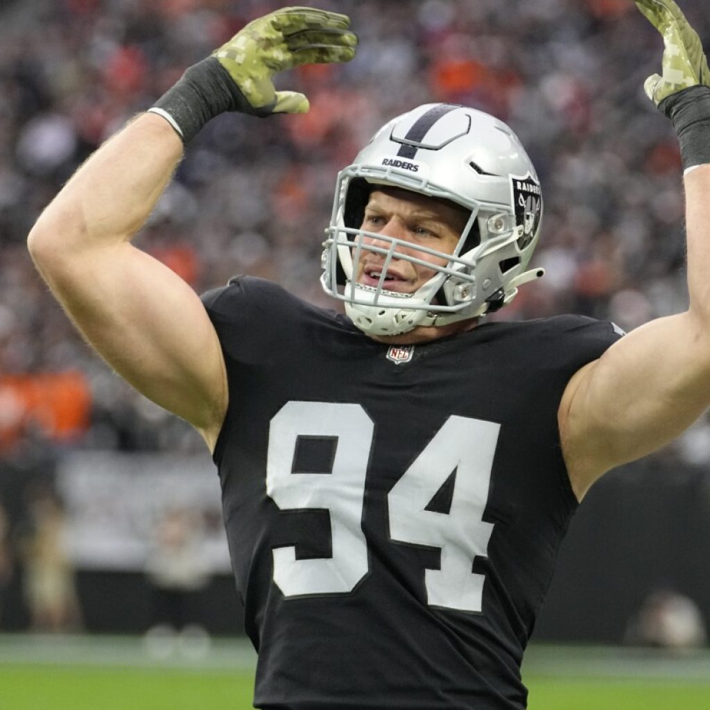 Carl Nassib, first openly gay player to play in NFL games, announces his retirement | AP News