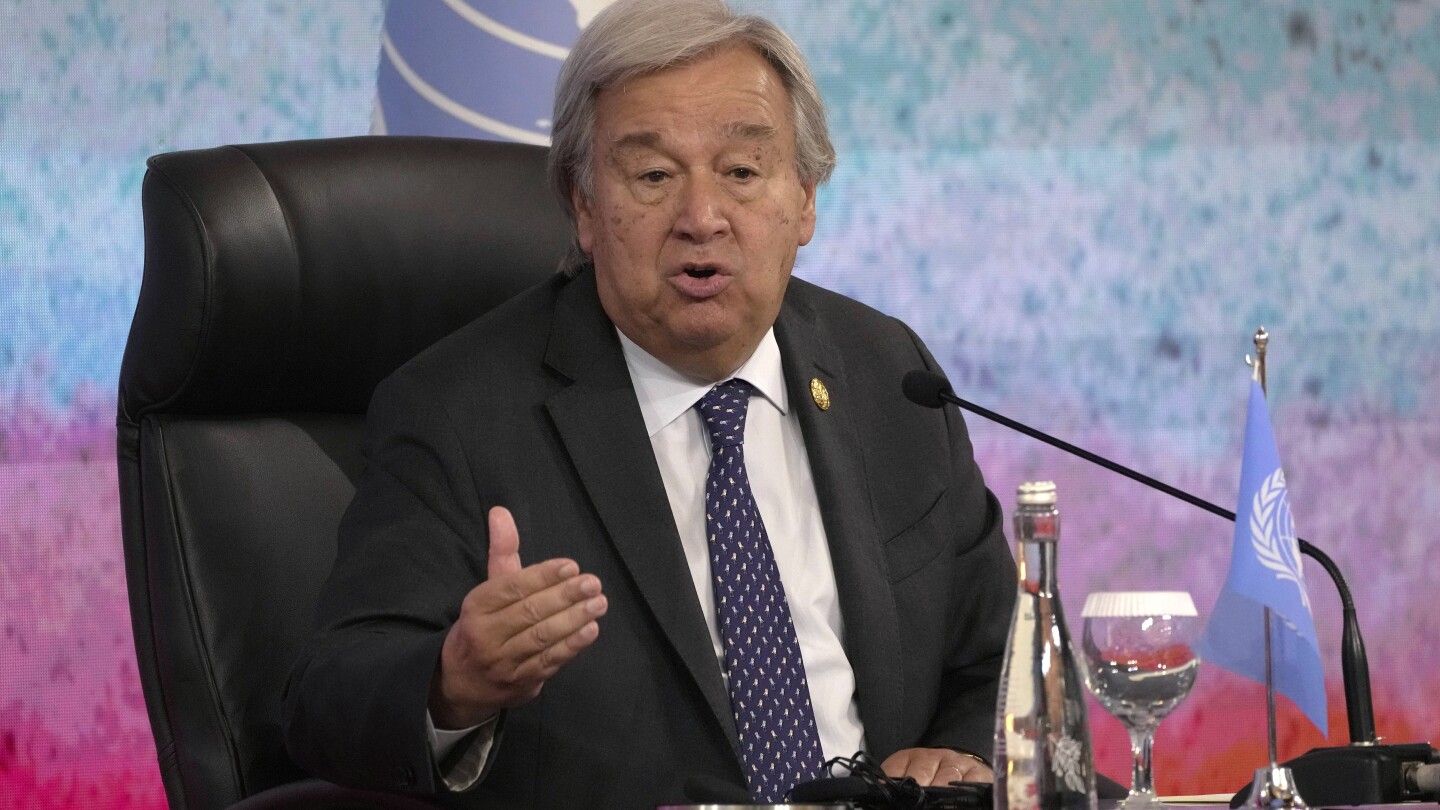 A unified strategy and more funding are urgently needed to end the crisis in Myanmar, UN chief says | AP News