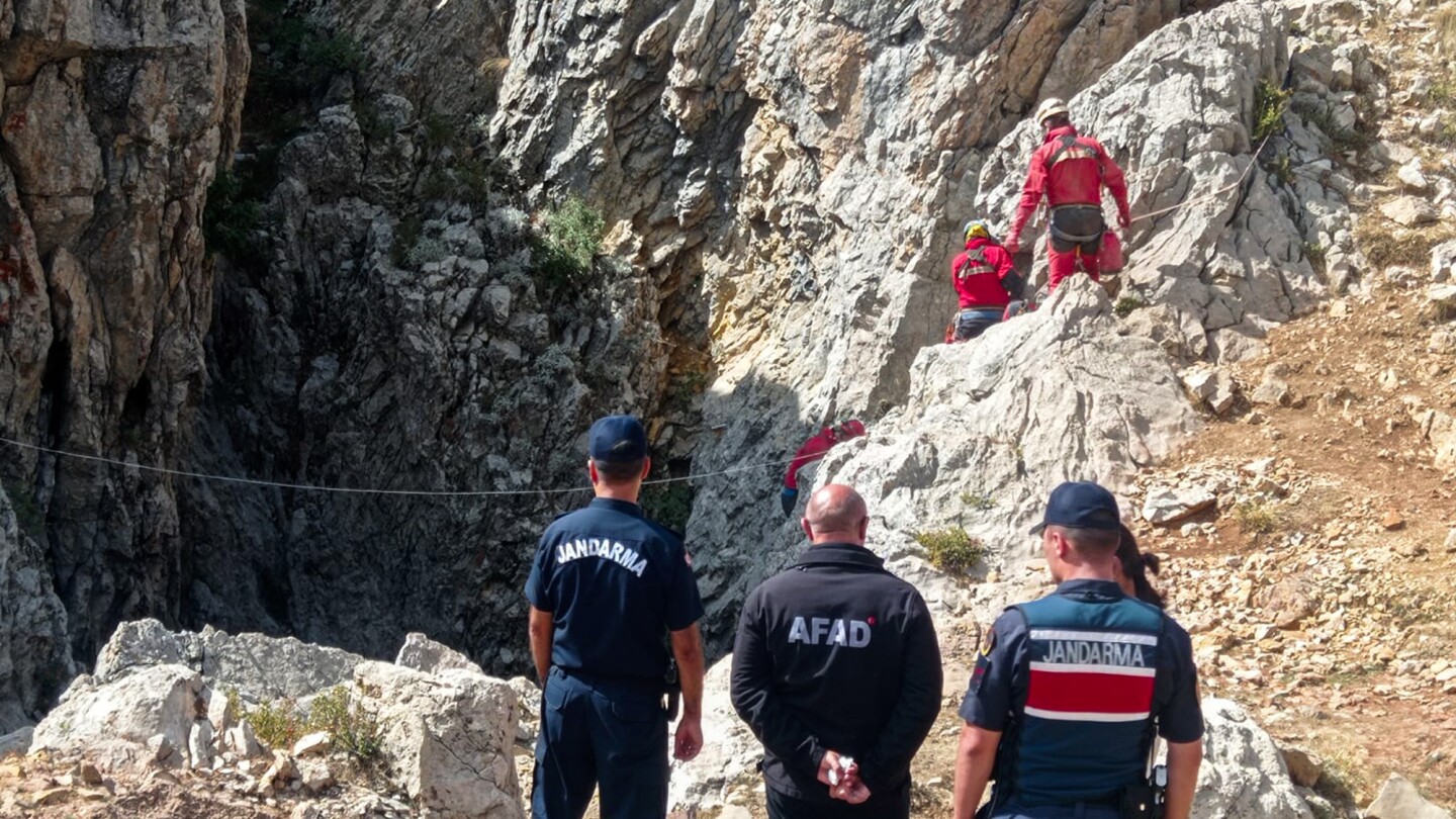 Rescue efforts are underway for an American caver who fell ill while exploring a deep cave in Turkey | AP News