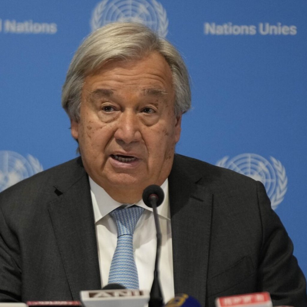 UN secretary-general has urged the Group of 20 leaders to send a strong message on climate change | AP News