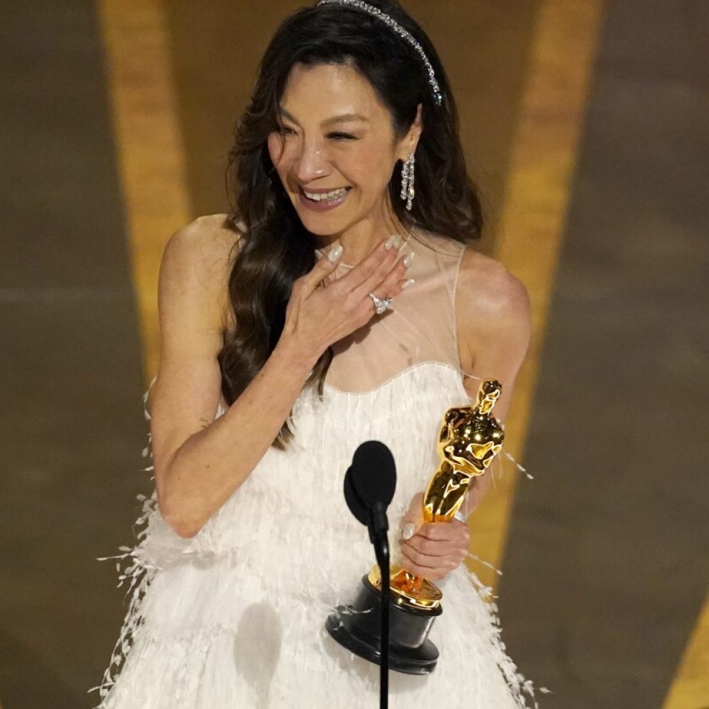 Oscar-winning actress Michelle Yeoh proposed to be an Olympic committee member | AP News