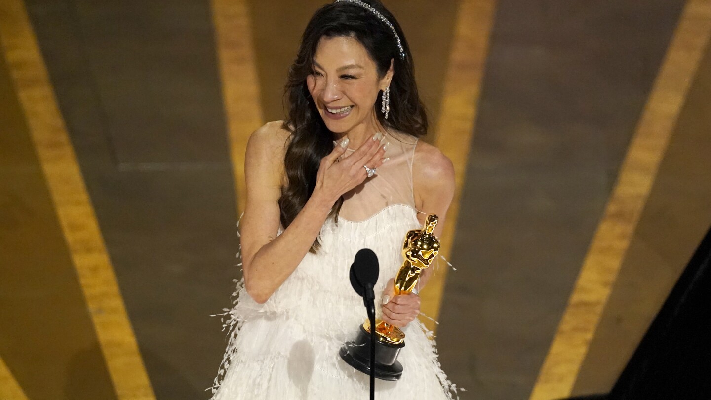 Oscar-winning actress Michelle Yeoh proposed to be an Olympic committee member | AP News