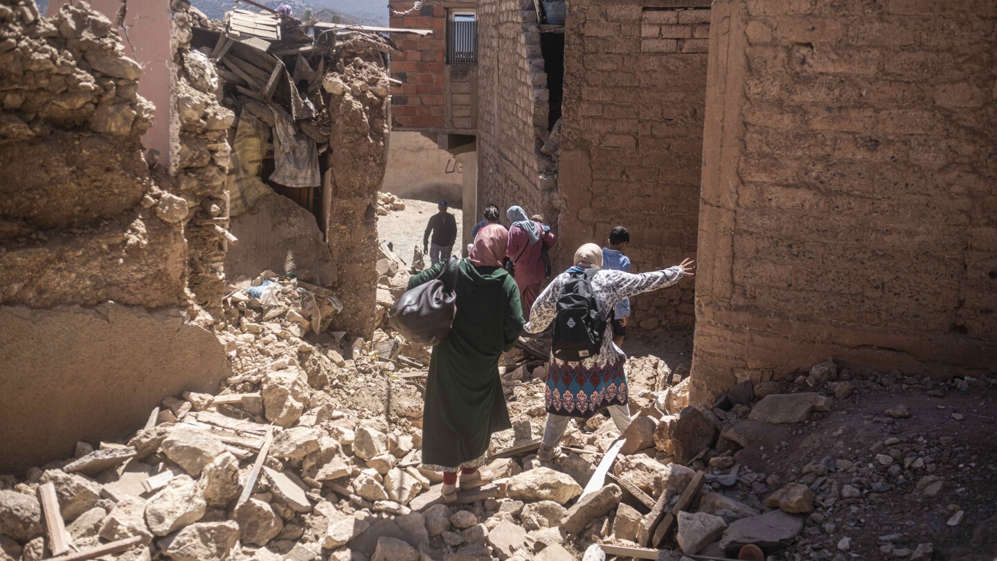 Moroccan villagers mourn after earthquake brings destruction to their rural mountain home | AP News