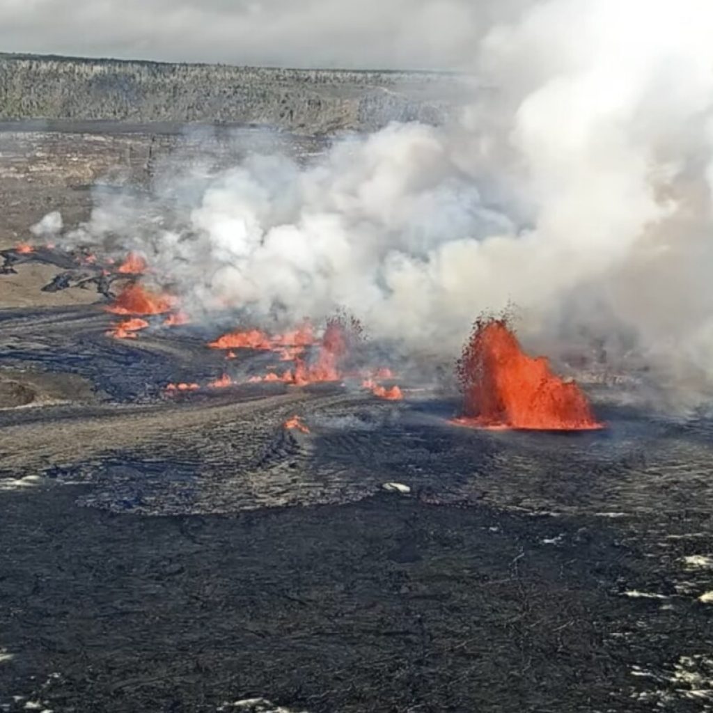 Hawaii volcano Kilauea erupts after nearly two months of quiet | AP News