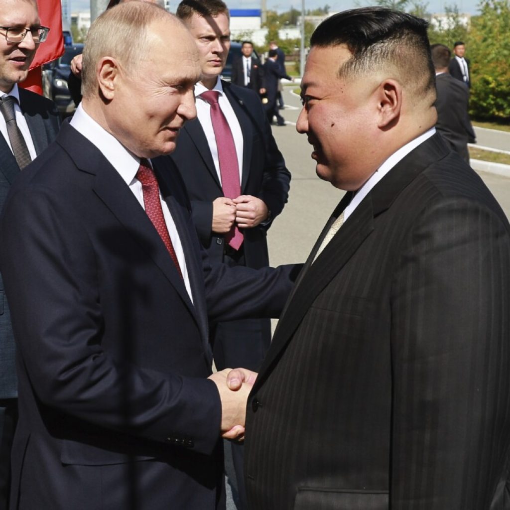 Putin welcomes Kim Jong Un with tour of rocket launch center | AP News