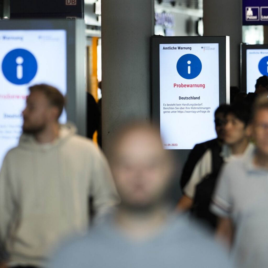 Germany retests its emergency warning system but Berlin’s sirens don’t sound | AP News