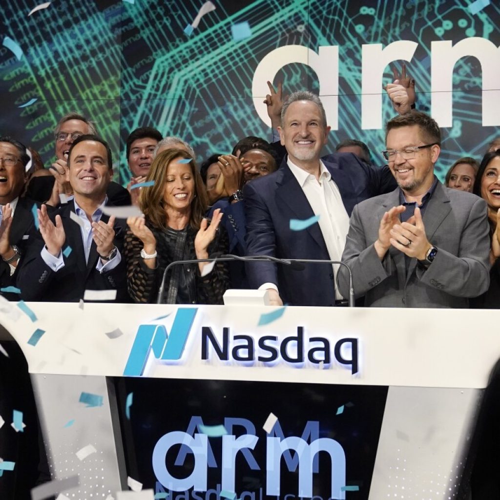 Arm stock rises 10% in biggest initial public offering since late 2021 | AP News