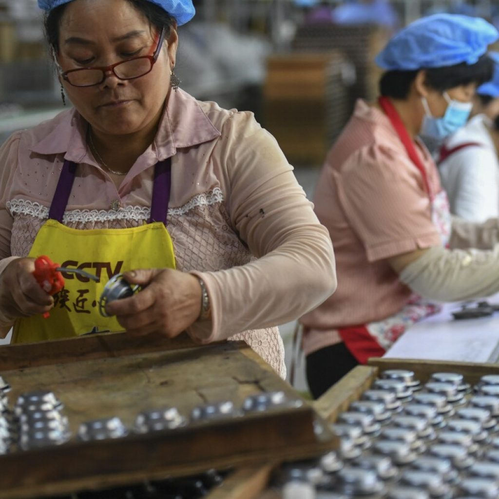 China economic data show signs slowdown may be easing, as central bank acts to support growth | AP News