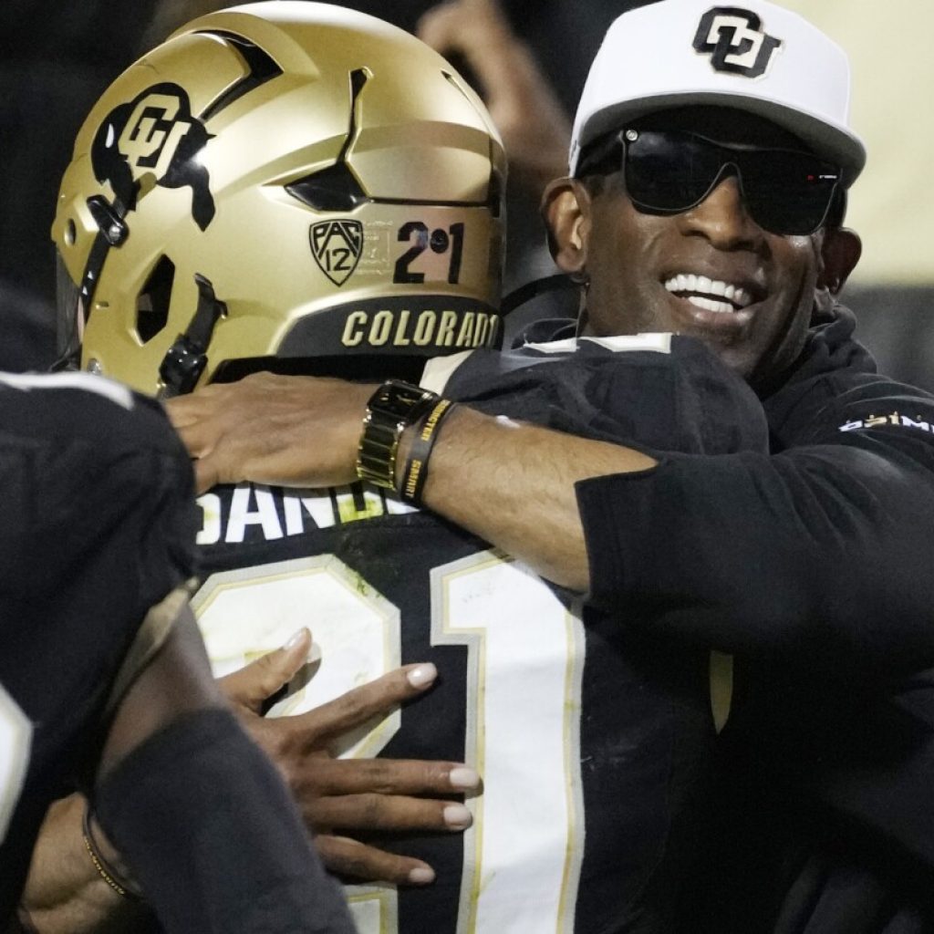 Shedeur Sanders sparks No. 18 Colorado to thrilling 43-35 win over Colorado State in 2 OTs | AP News