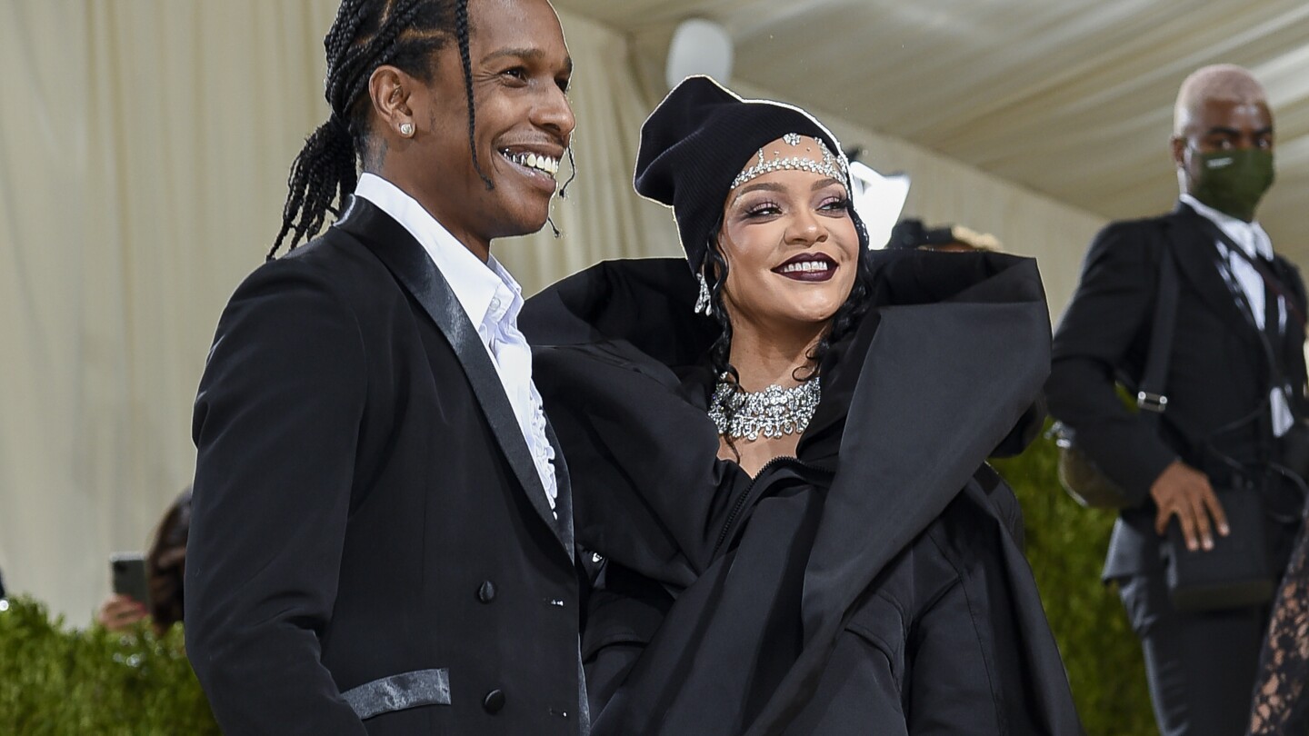 Rihanna, A$AP Rocky have second child together, another boy they named Riot Rose, reports say | AP News