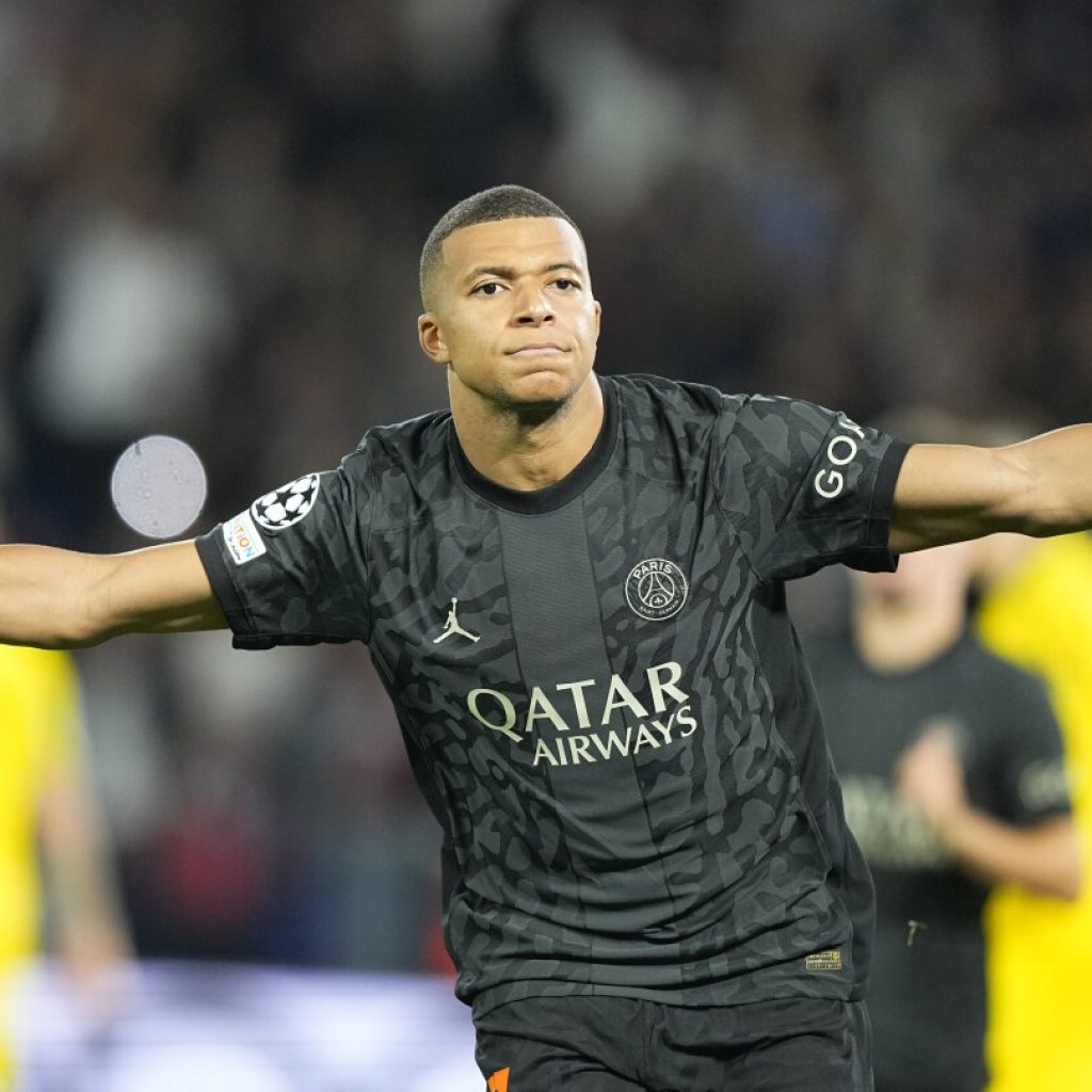 Mbappé and Hakimi score as PSG wins 2-0 against Dortmund in Champions League | AP News