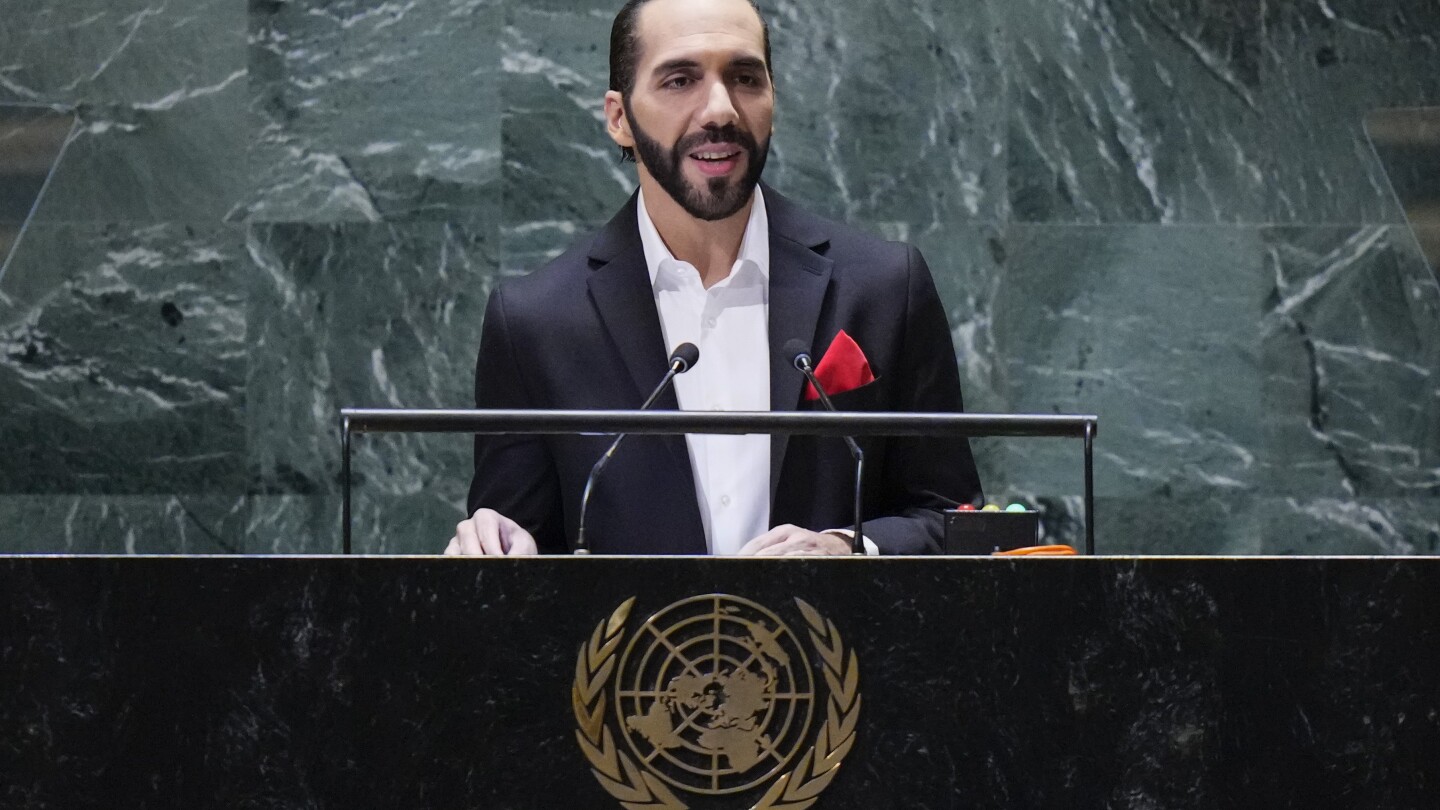 El Salvador’s leader, criticized internationally for gang crackdown, tells UN it was the right thing | AP News