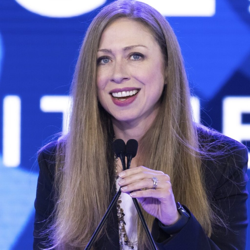 Chelsea Clinton hopes new donations and ideas can help women and girls face increasing challenges | AP News