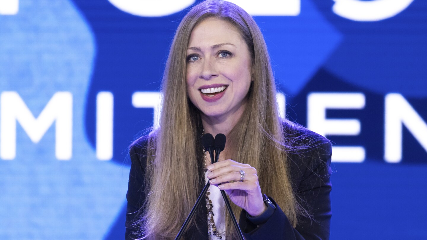 Chelsea Clinton hopes new donations and ideas can help women and girls face increasing challenges | AP News