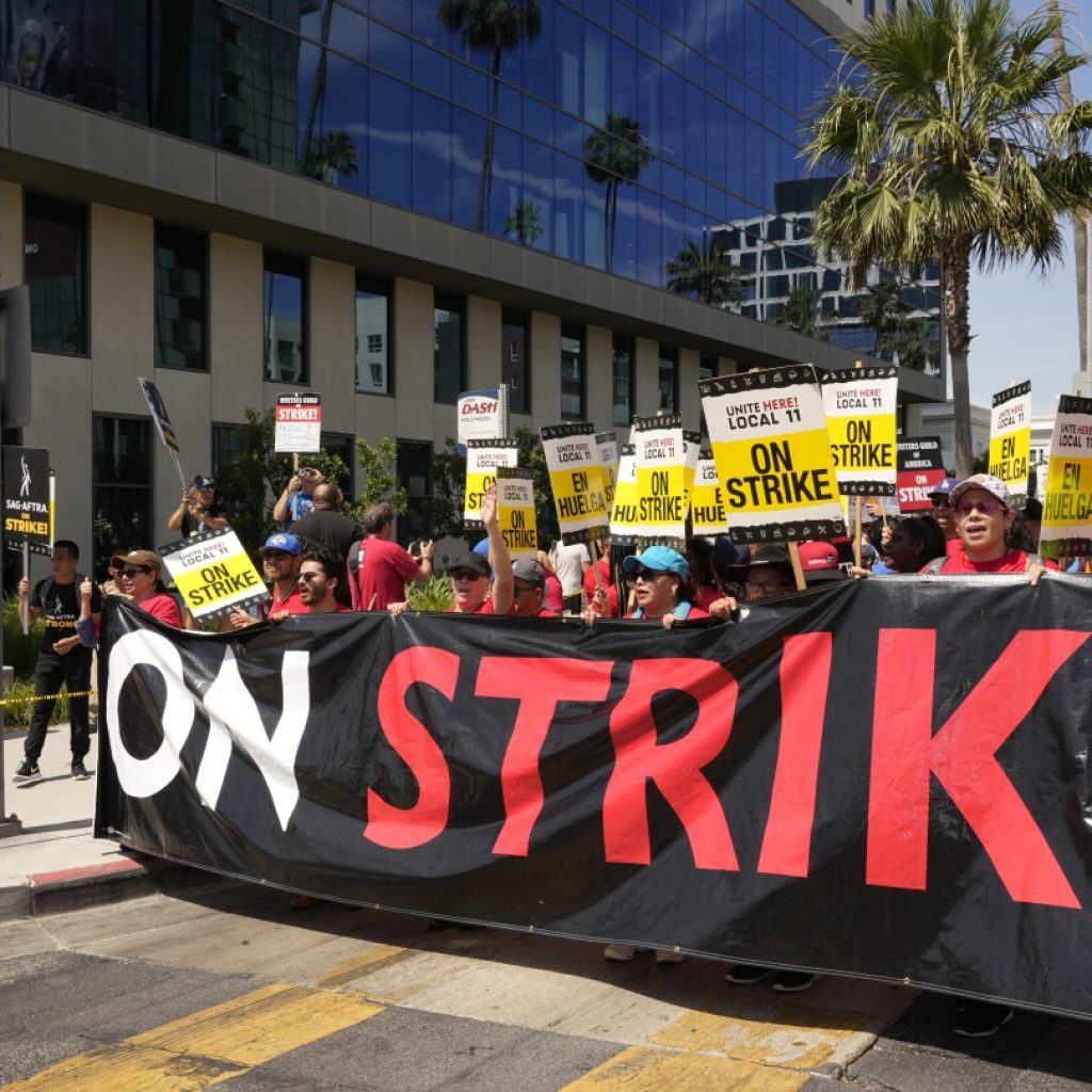 California governor rejects bill to give unemployment checks to striking workers | AP News