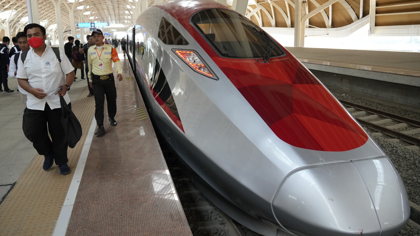 Indonesia is set to launch Southeast Asia’s first high-speed railway, largely funded by China | AP News