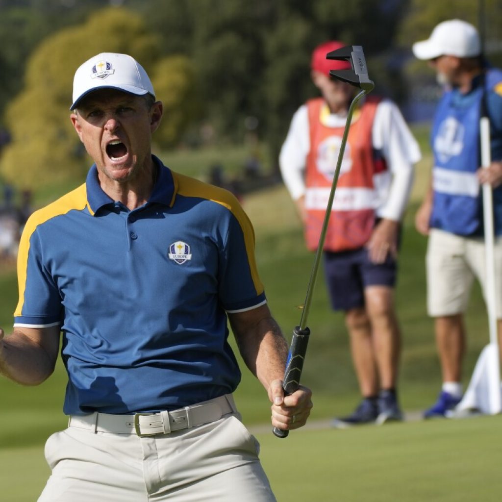 Ryder Cup in Rome stays right at home for Europe | AP News