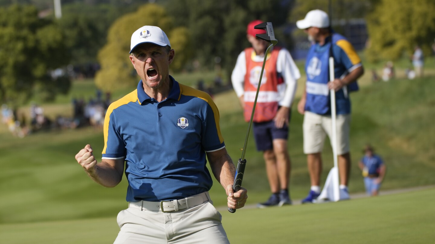 Ryder Cup in Rome stays right at home for Europe | AP News