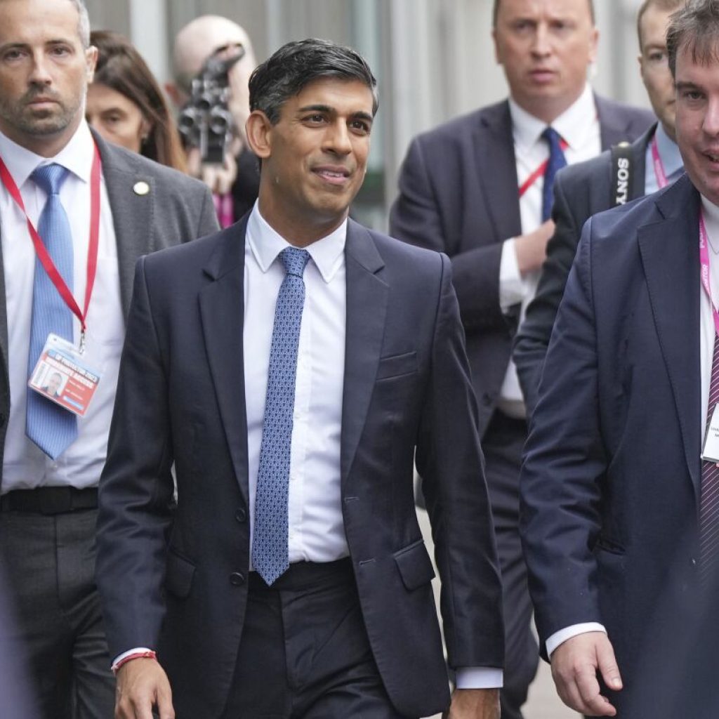 UK Prime Minister Rishi Sunak rallies his Conservatives by saying he’s ready to take tough decisions | AP News