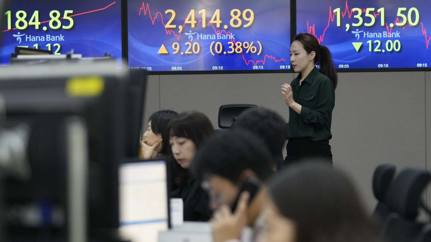 Stock market today: Asian shares rise, buoyed by Wall Street rally from bonds and oil prices | AP News