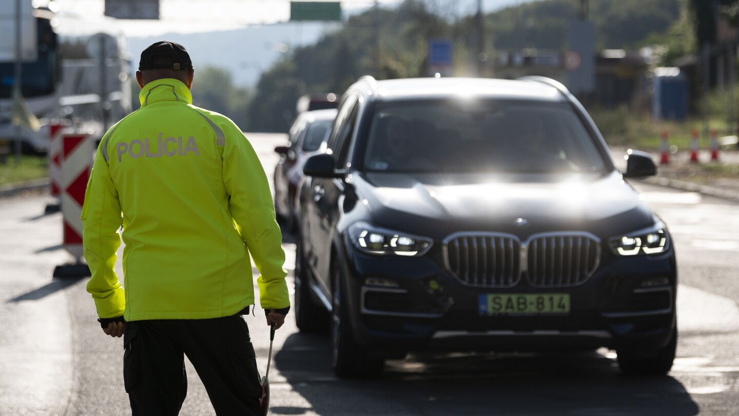 Slovakia begins border checks with neighboring Hungary in an effort to curb migration | AP News