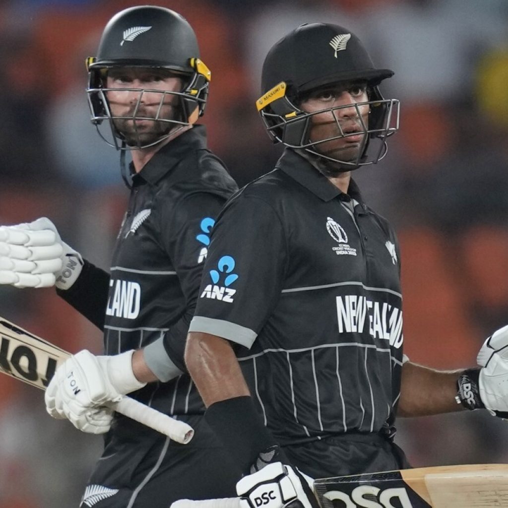 New Zealand routs England in Cricket World Cup opener to gain measure of revenge for 2019 final | AP News