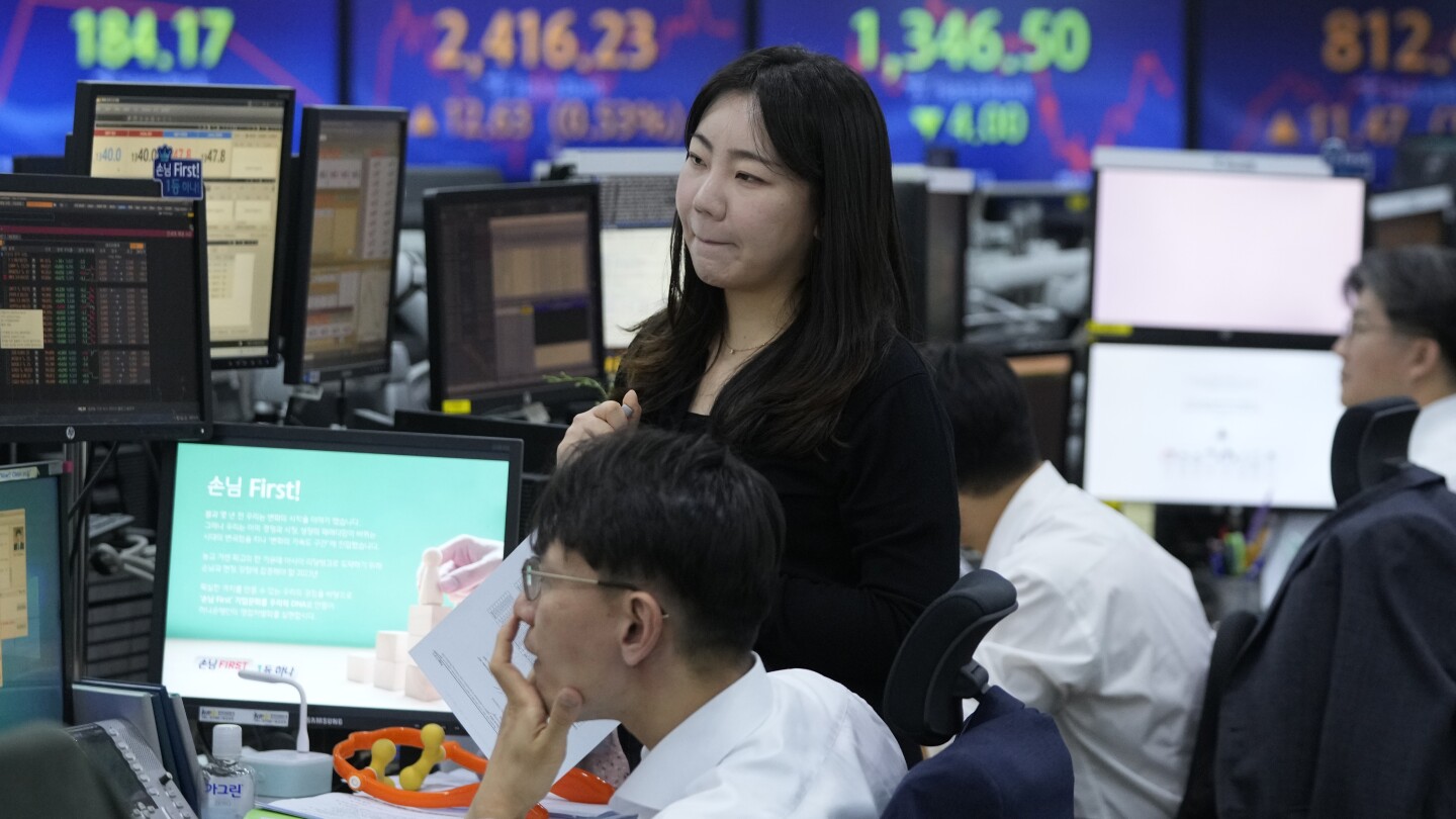 Stock market today: Asian benchmarks mostly rise in subdued trading on US jobs worries | AP News