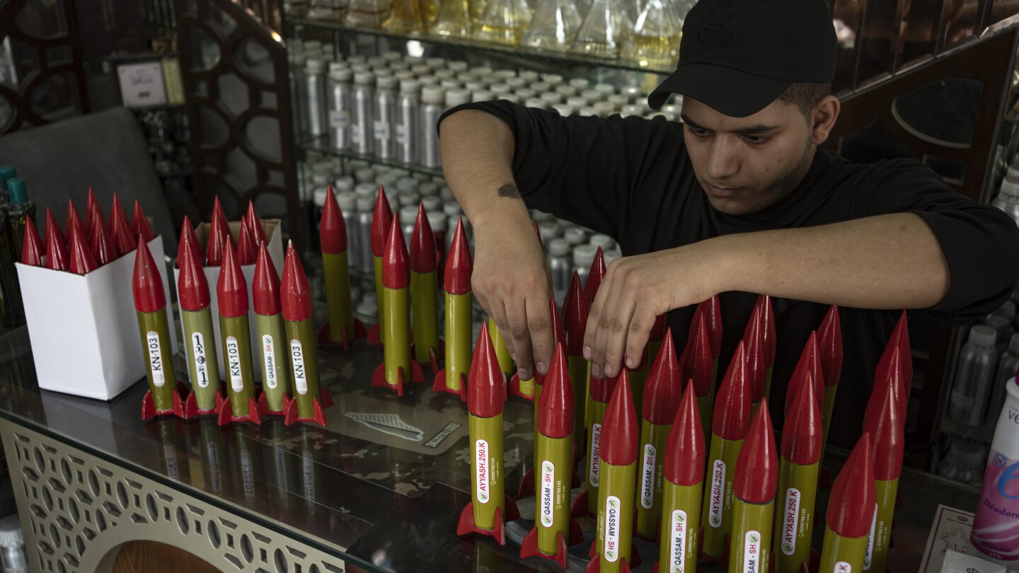 Rocket perfume, anyone? A Gaza vendor sells scents in bottles shaped like rockets fired at Israel | AP News