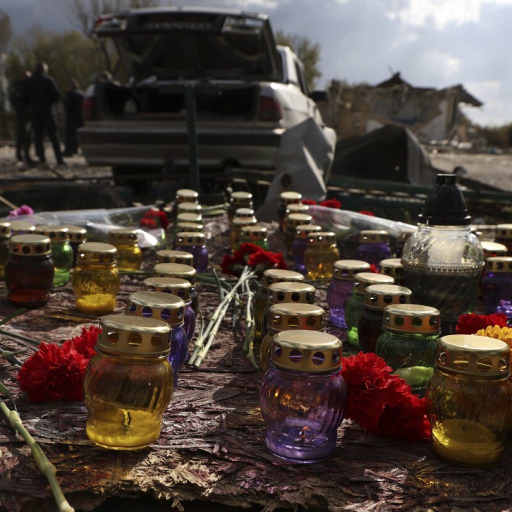 Precision missile strike on cafe hosting soldier’s wake decimates Ukrainian village | AP News