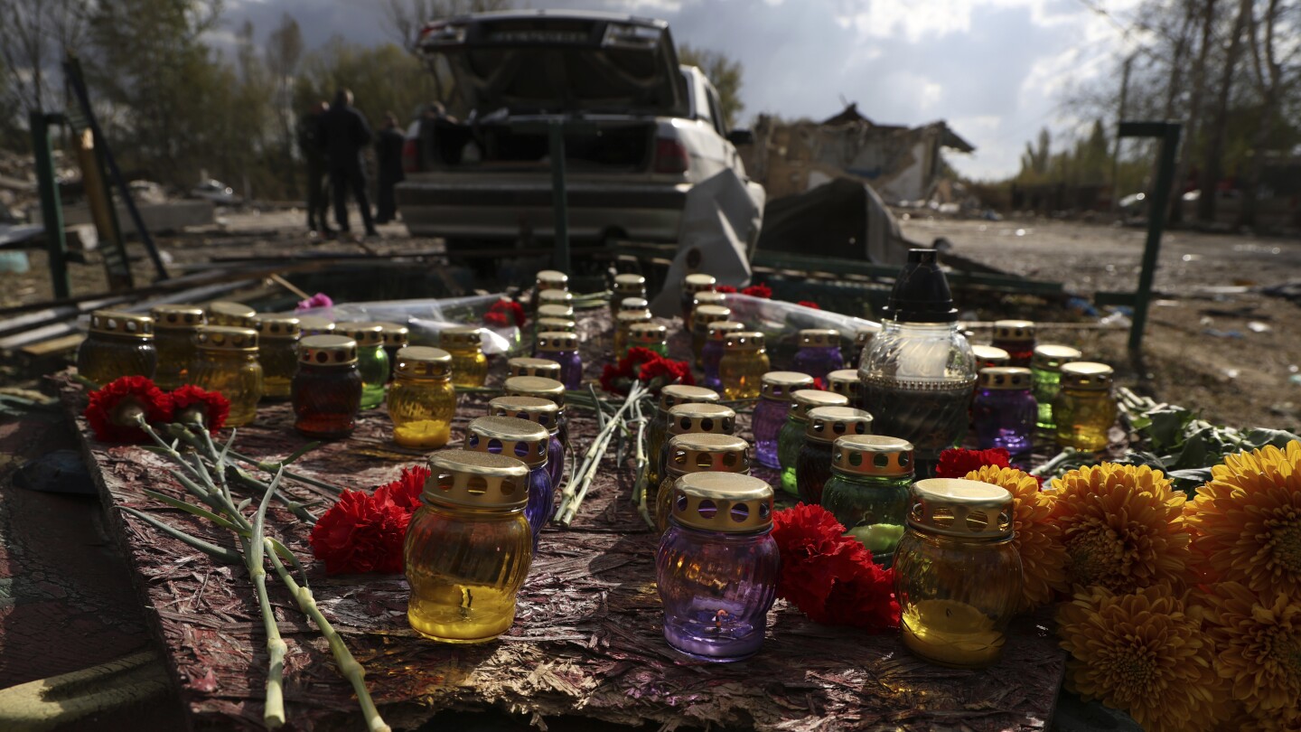 Precision missile strike on cafe hosting soldier’s wake decimates Ukrainian village | AP News