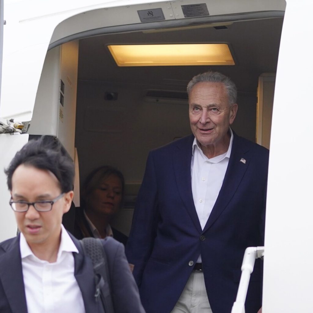 U.S. lawmakers led by Senate Majority Leader Schumer arrive in China on first such visit since 2019 | AP News