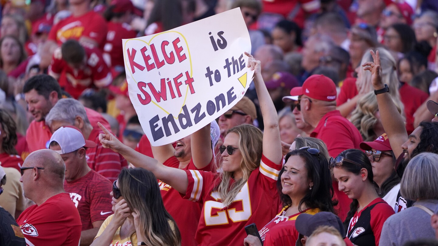 Taylor Swift and Travis Kelce: Here’s why the NFL wants in | AP News