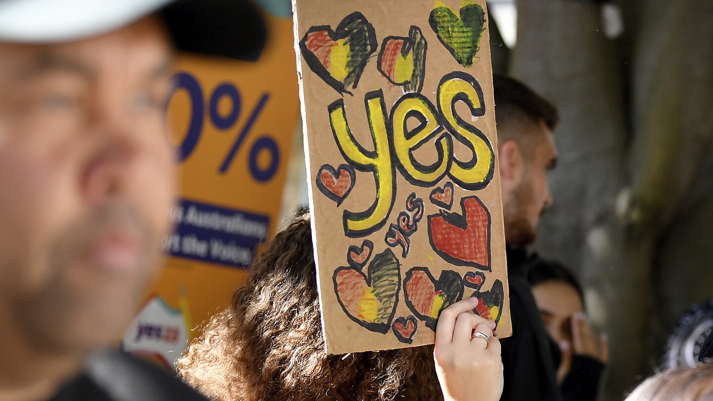 Opinion polls show Australians likely to reject Indigenous Voice to Parliament at referendum | AP News