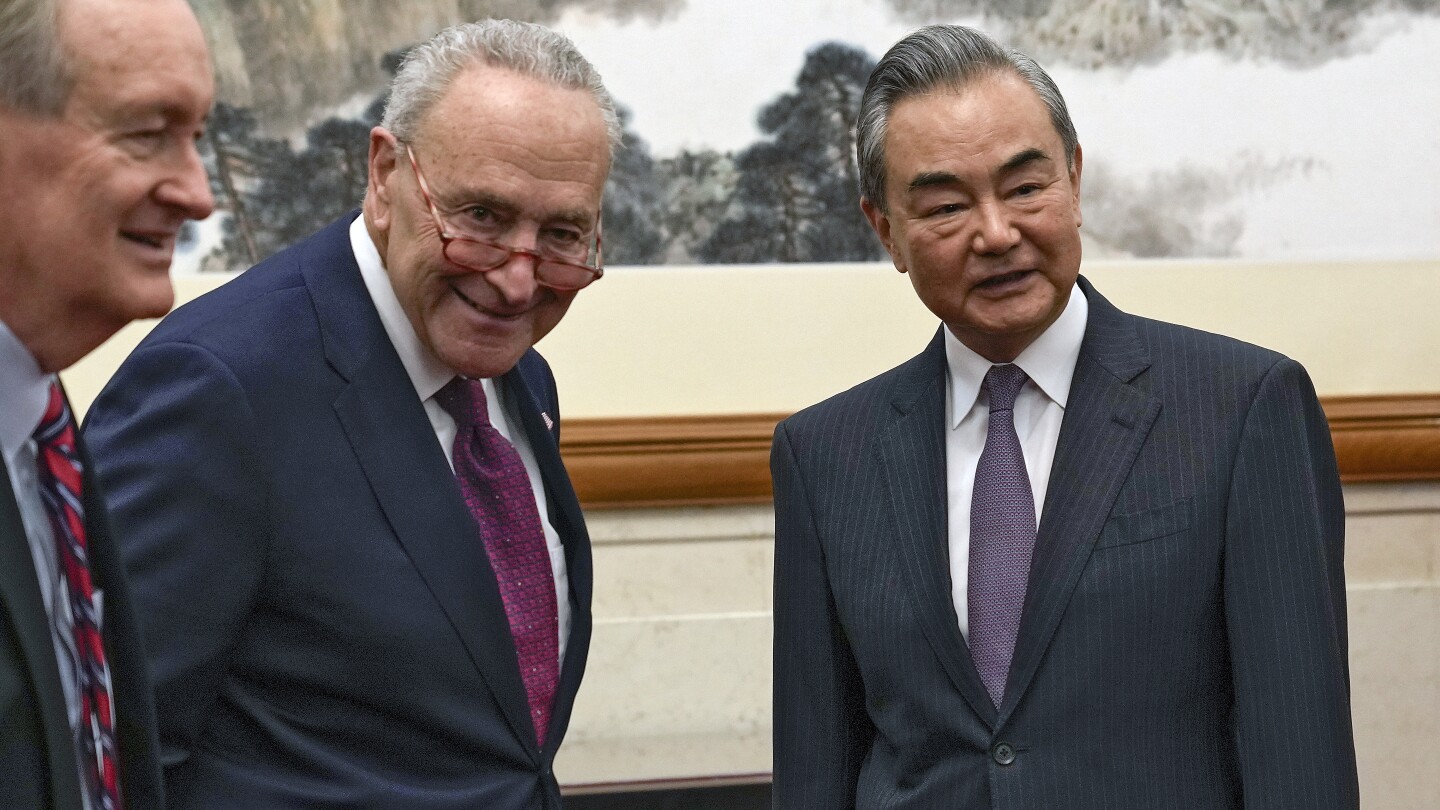 US Senate Majority Leader Schumer criticizes China for not supporting Israel after Hamas attack | AP News