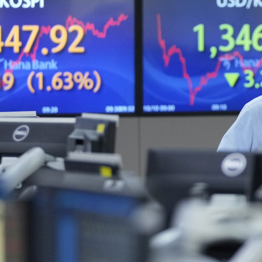 Stock market today: Rate hopes push Asian shares higher while oil prices edge lower | AP News