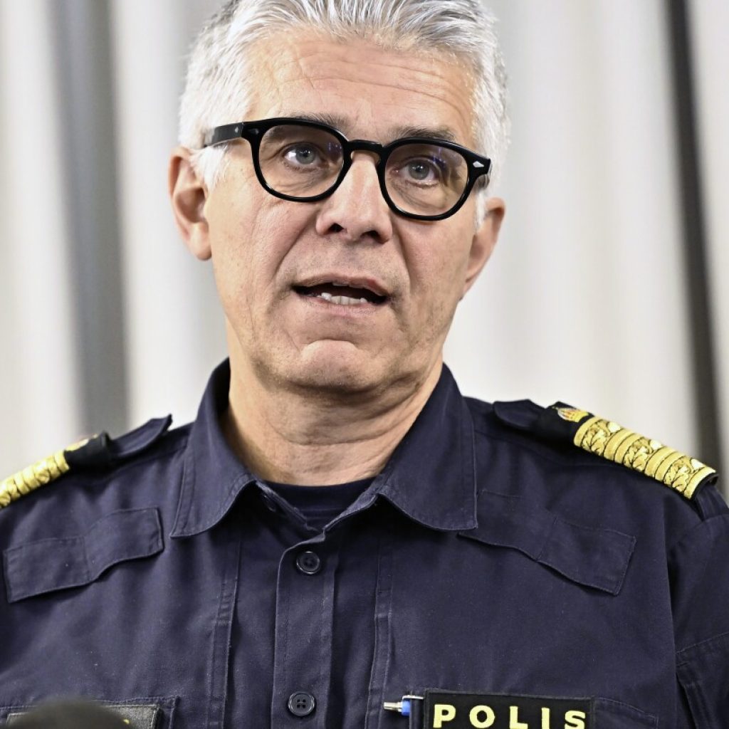 Sweden’s police chief says escalation in gang violence is ‘extremely serious’ | AP News