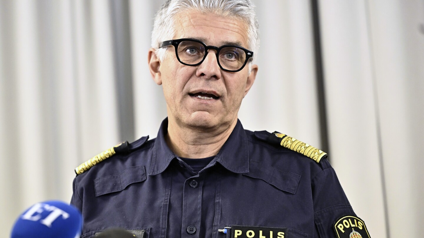 Sweden’s police chief says escalation in gang violence is ‘extremely serious’ | AP News