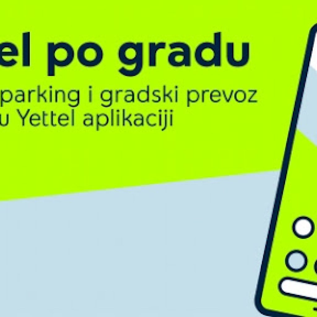 Plaćanje parkinga i gradskog prevoza i u Yettel aplikaciji