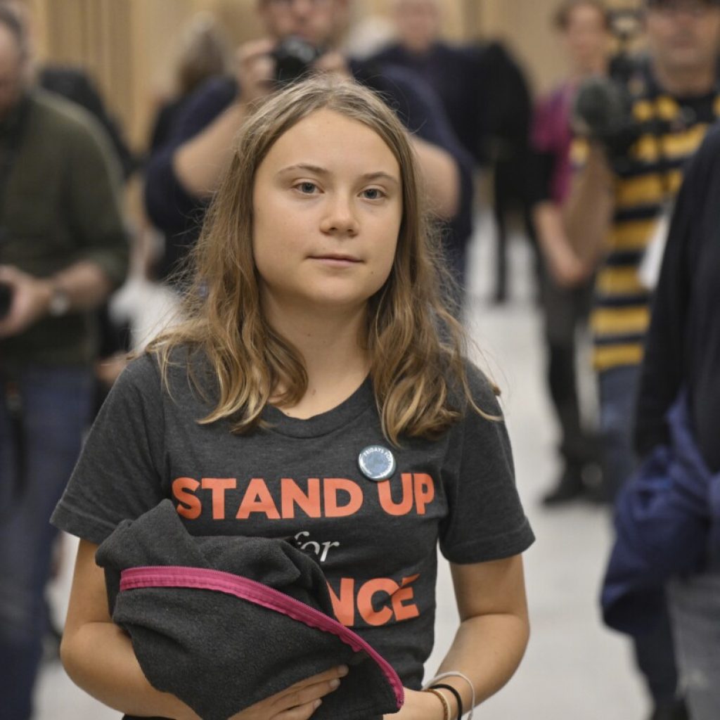 Climate activist Greta Thunberg fined again for a climate protest in Sweden | AP News