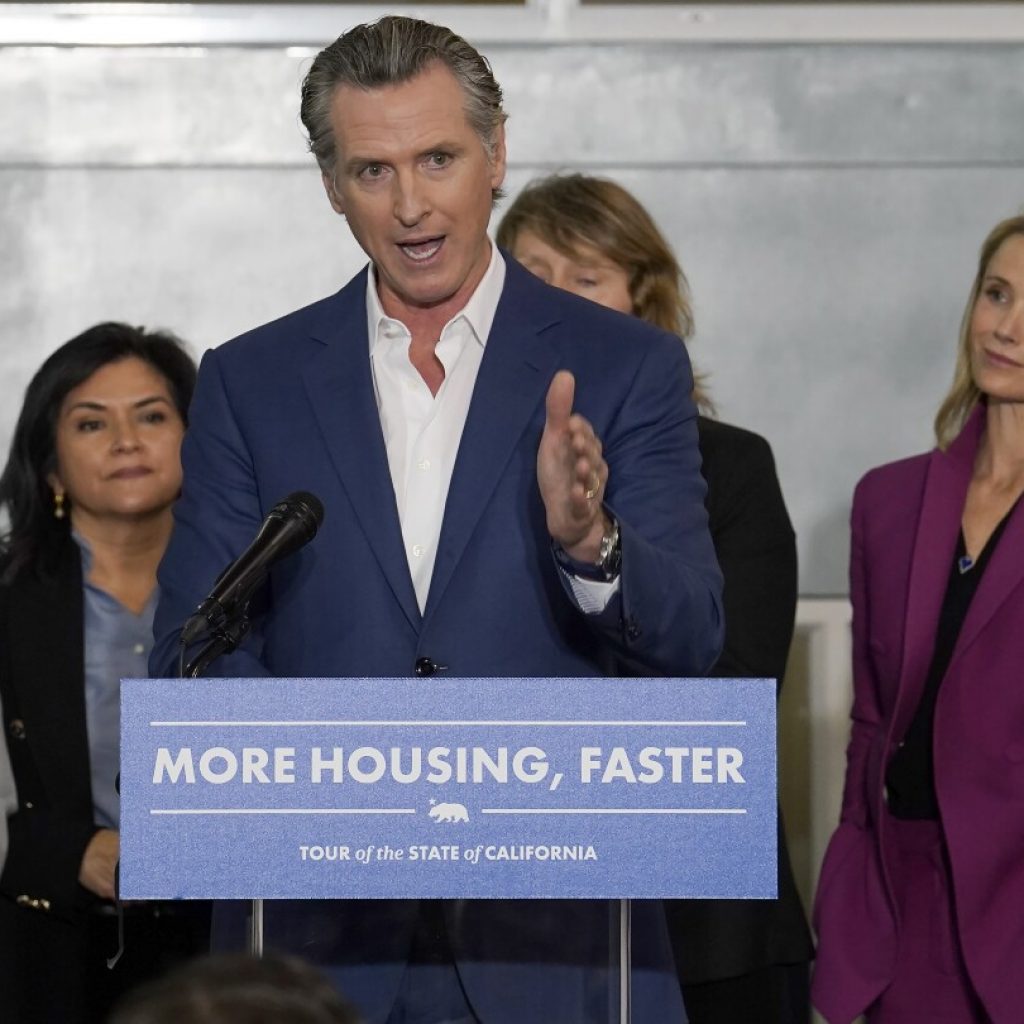 Newsom signs laws to fast-track housing on churches’ lands, streamline housing permitting process | AP News