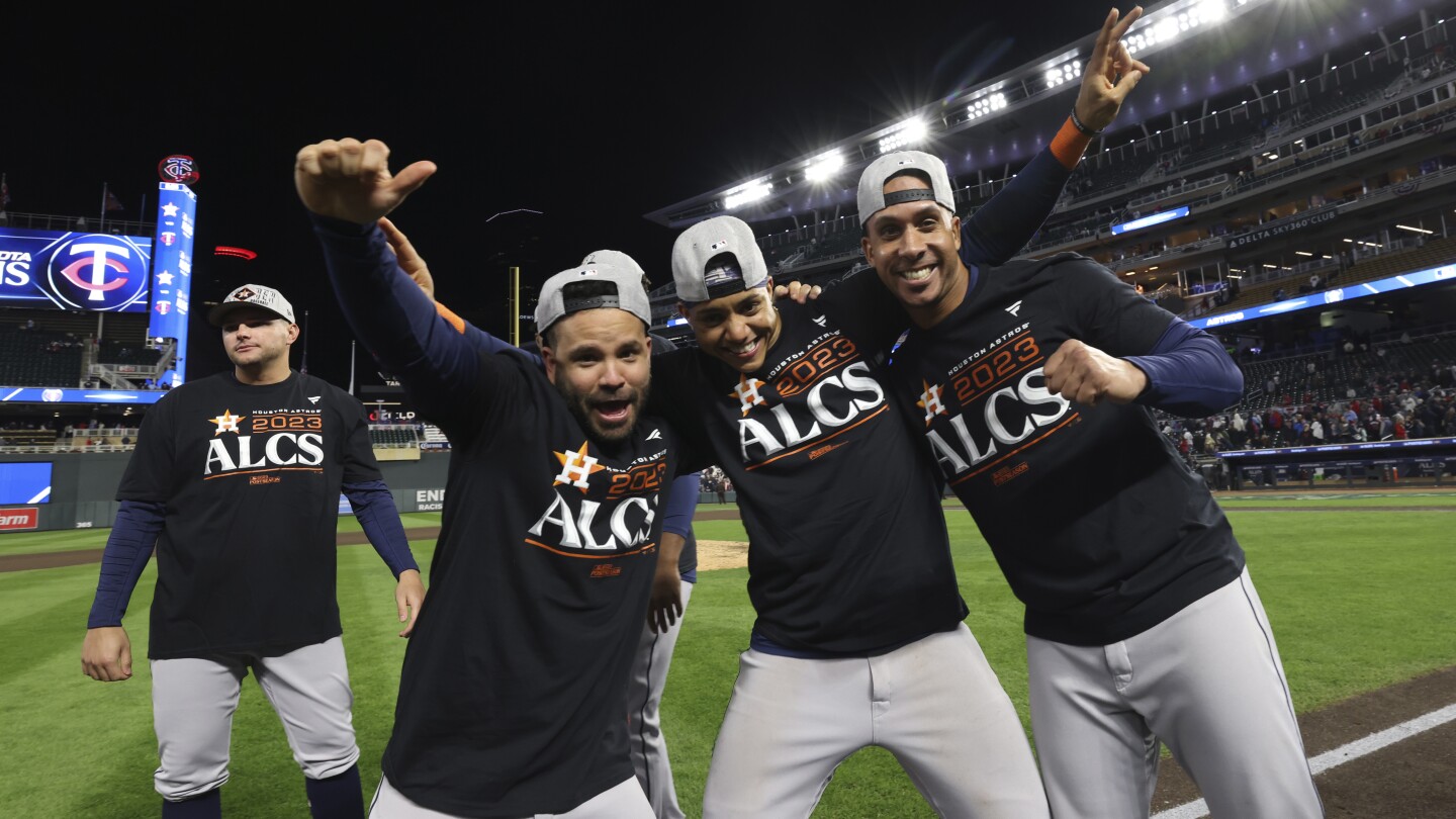 José Abreu homers again to power the Astros past the Twins 3-2 and into their 7th straight ALCS | AP News