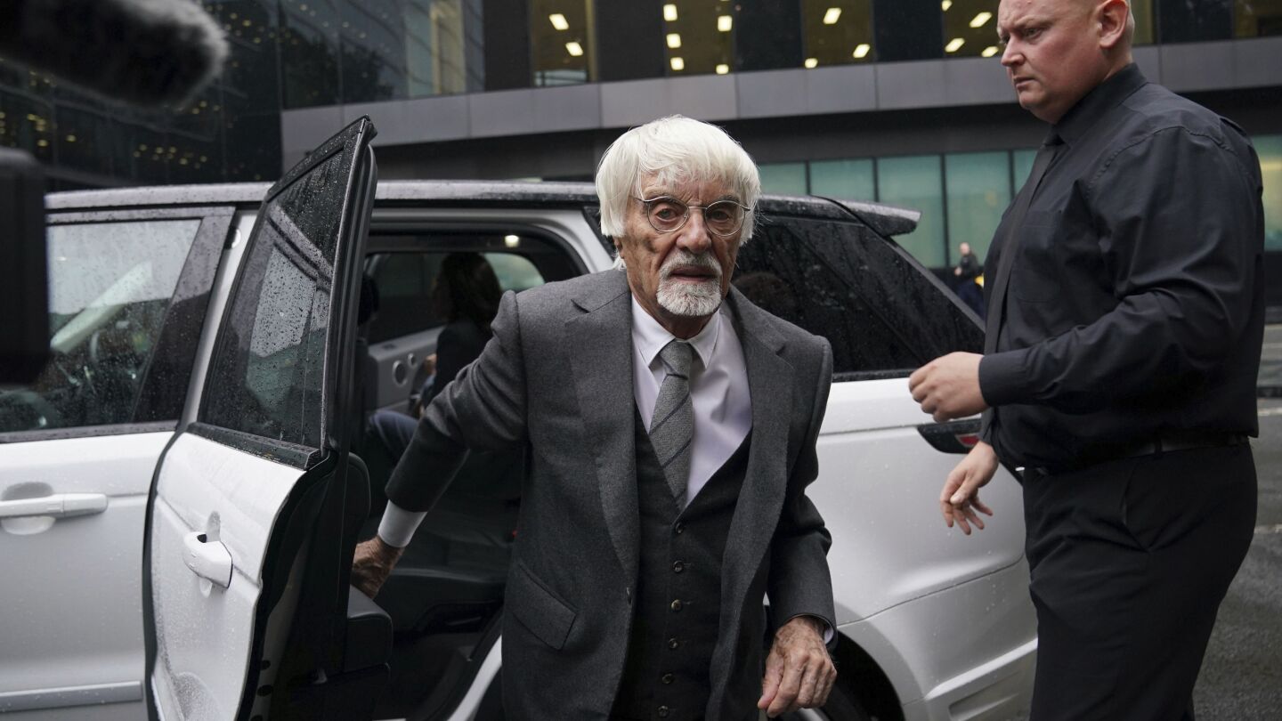 Former Formula One boss Bernie Ecclestone pleads guilty to fraud | AP News