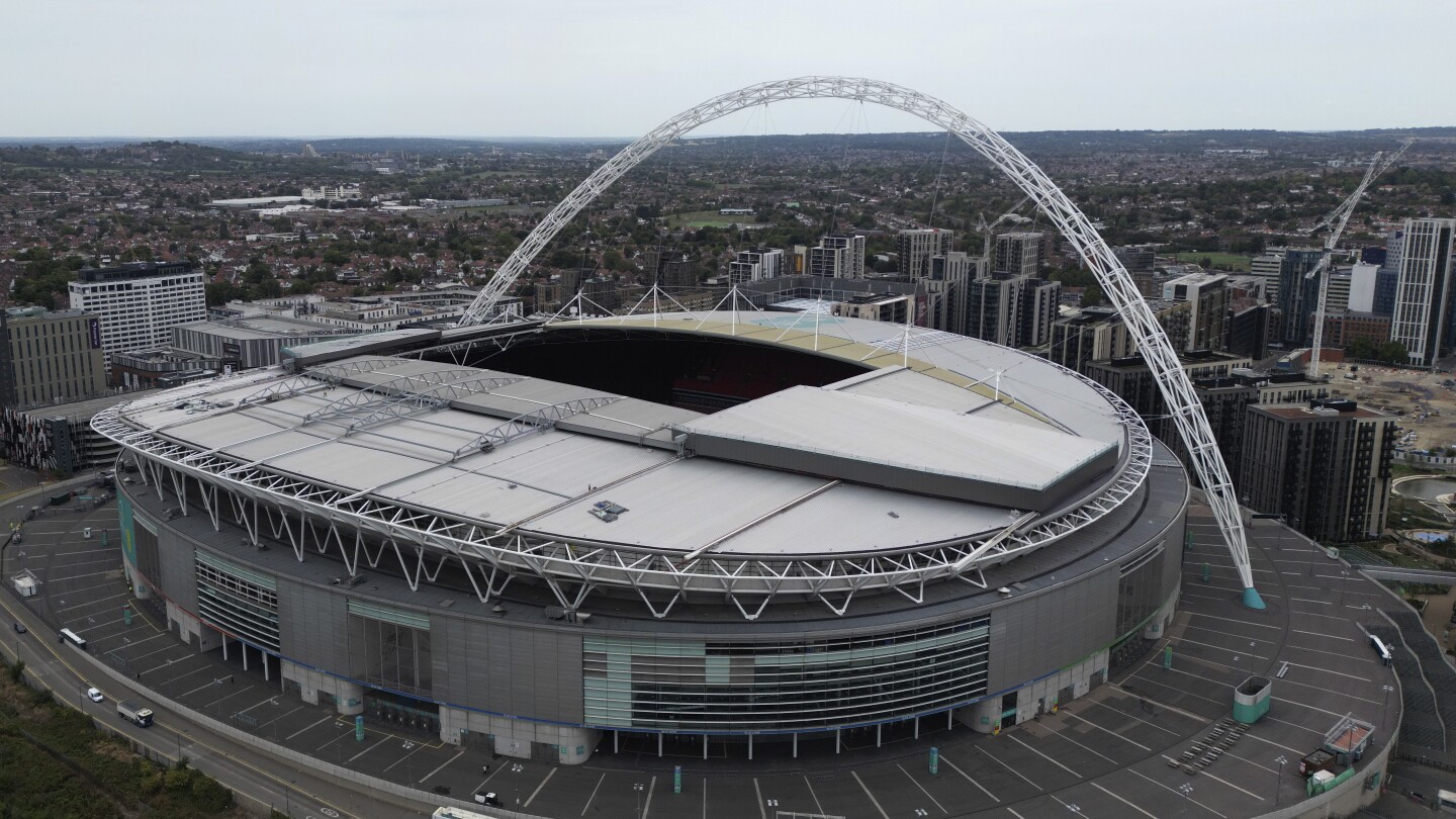 English Football Association to honor the Israeli and Palestinian victims at Wembley Stadium | AP News