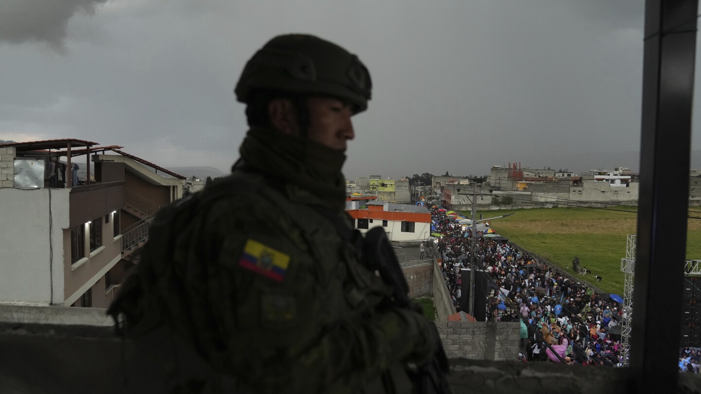 Ecuadorians are picking a new president, but their demands for safety will be hard to meet | AP News