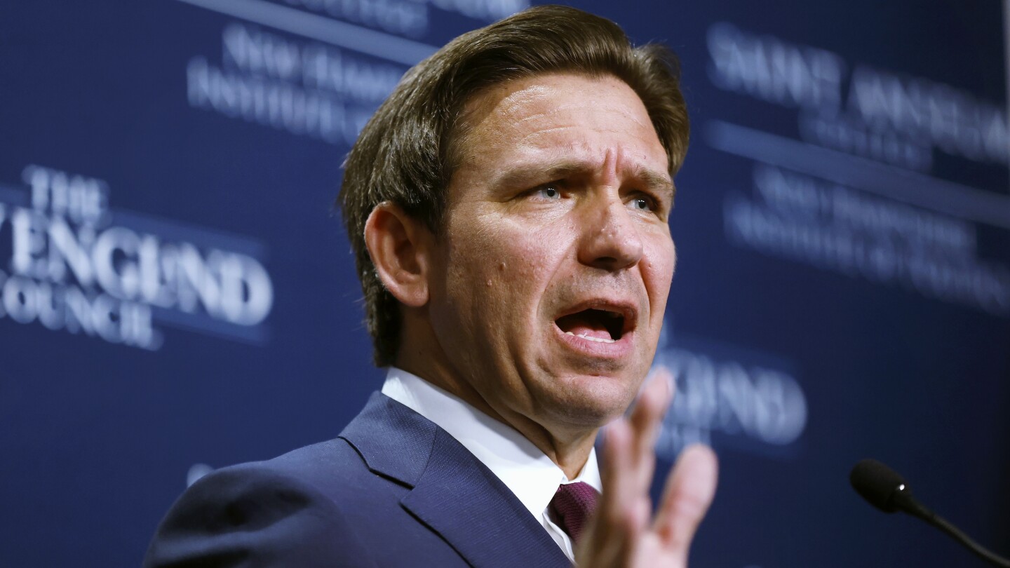 DeSantis says US shouldn’t take in Palestinian refugees from Gaza because they’re ‘all antisemitic’ | AP News