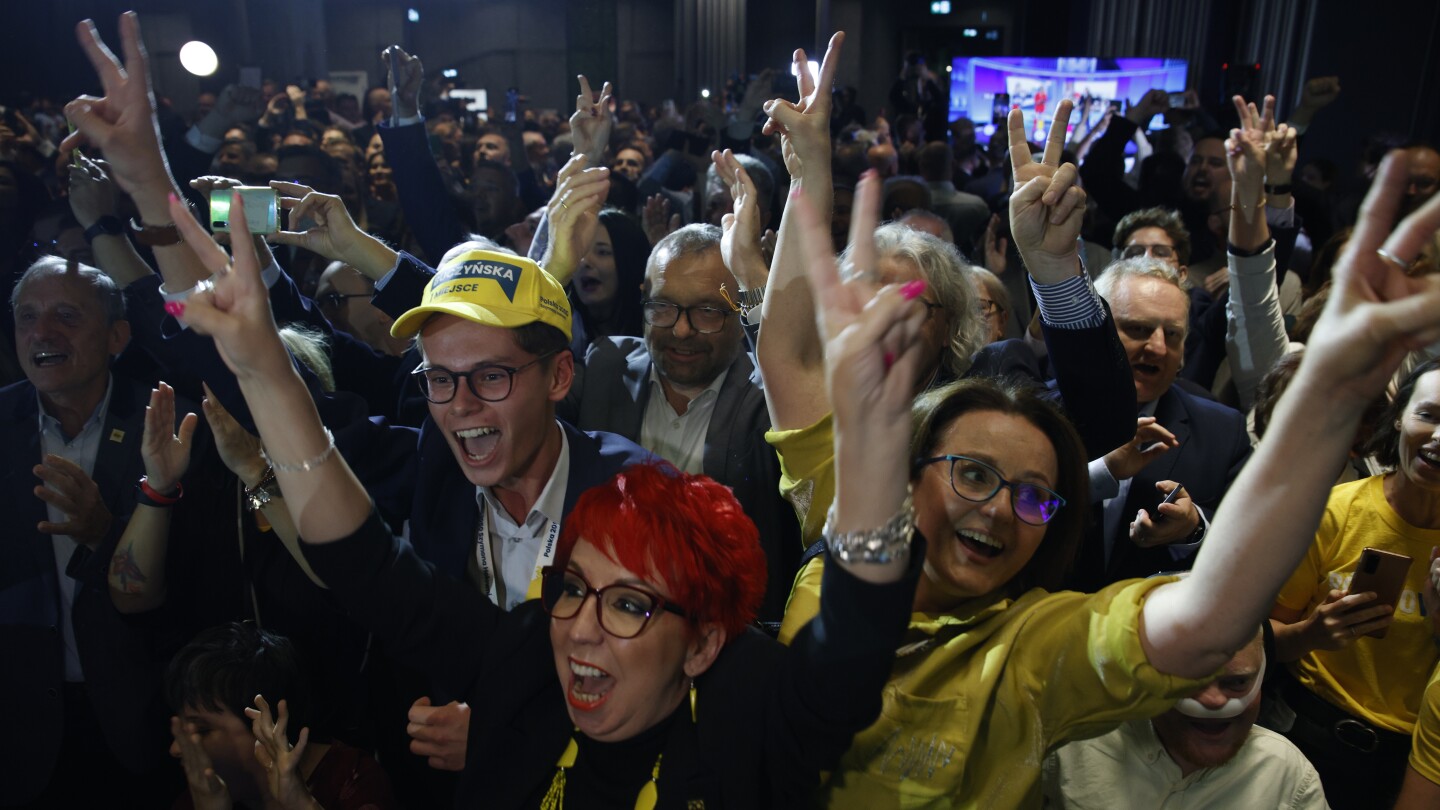 Poland waits for final election result after ruling party and opposition claim a win | AP News