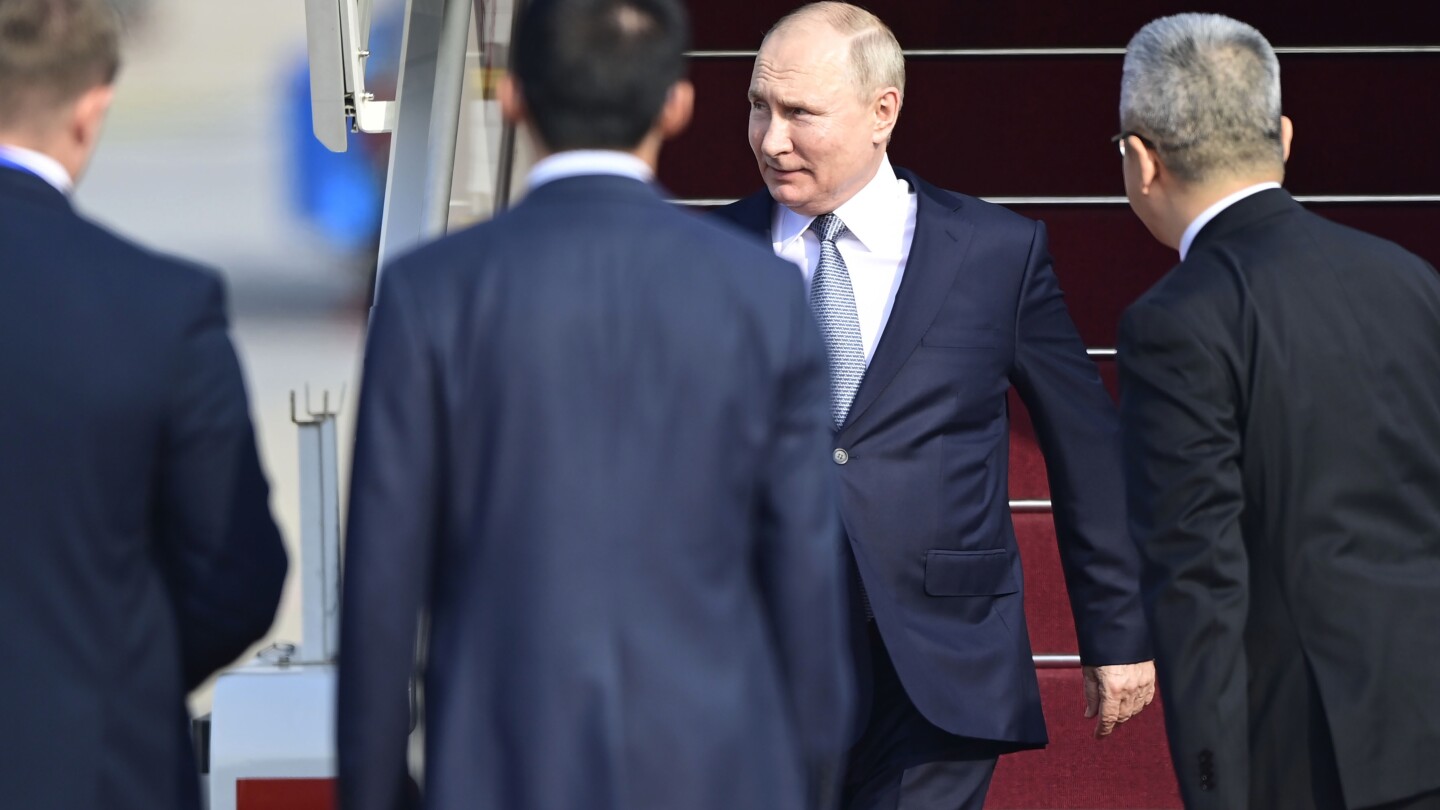 Putin begins visit in China underscoring ties amid Ukraine war and Israeli-Palestinian conflict | AP News