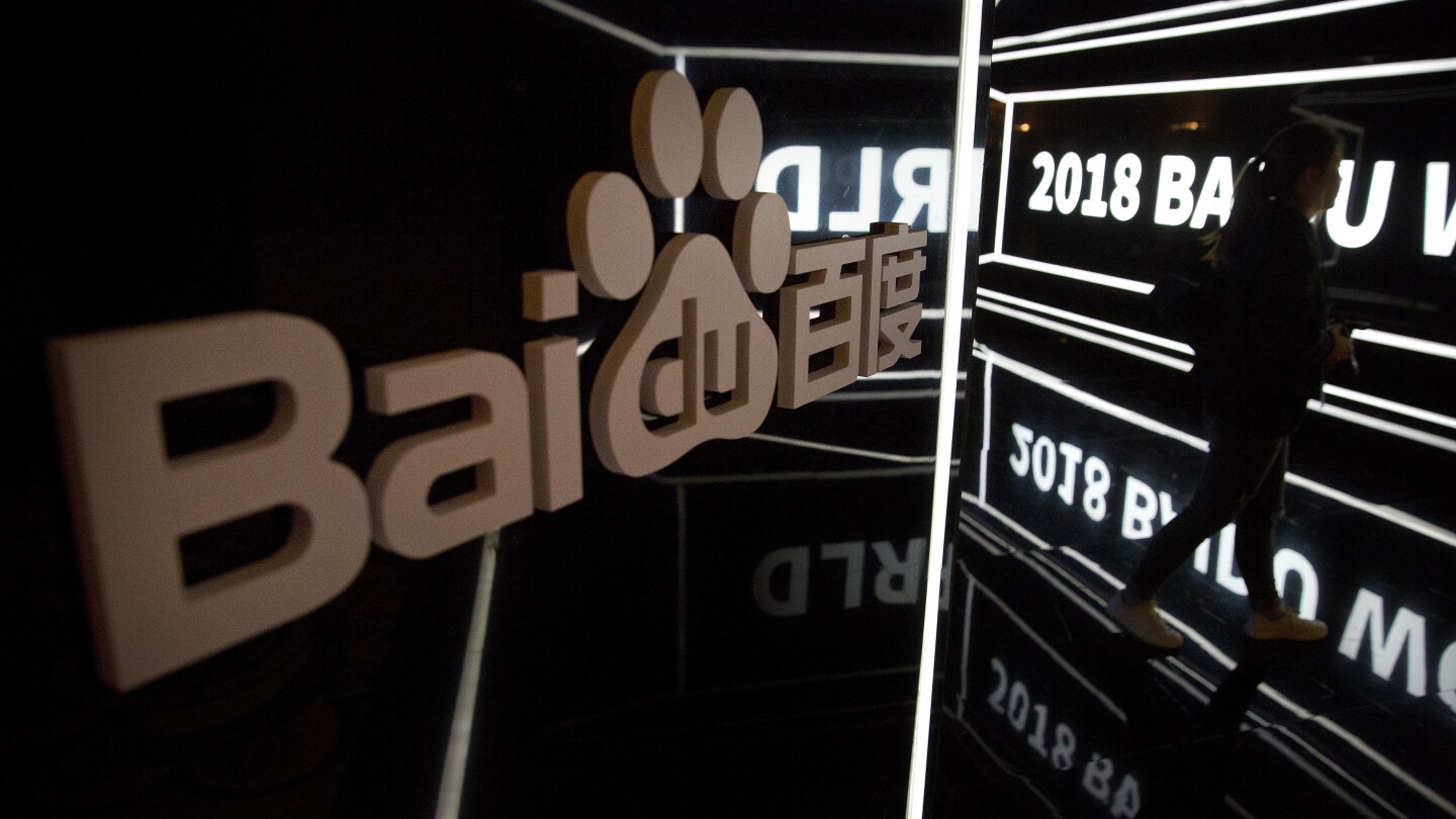 Chinese search engine company Baidu unveils Ernie 4.0 AI model, claims that it rivals GPT-4 | AP News