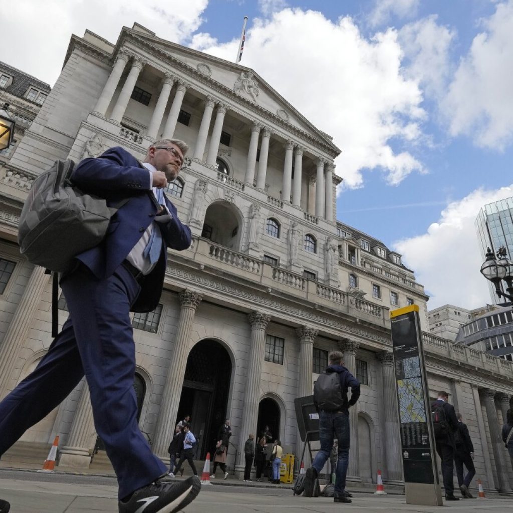 Inflation in UK unchanged at 6.7% in September, still way more than Bank of England’s target of 2% | AP News