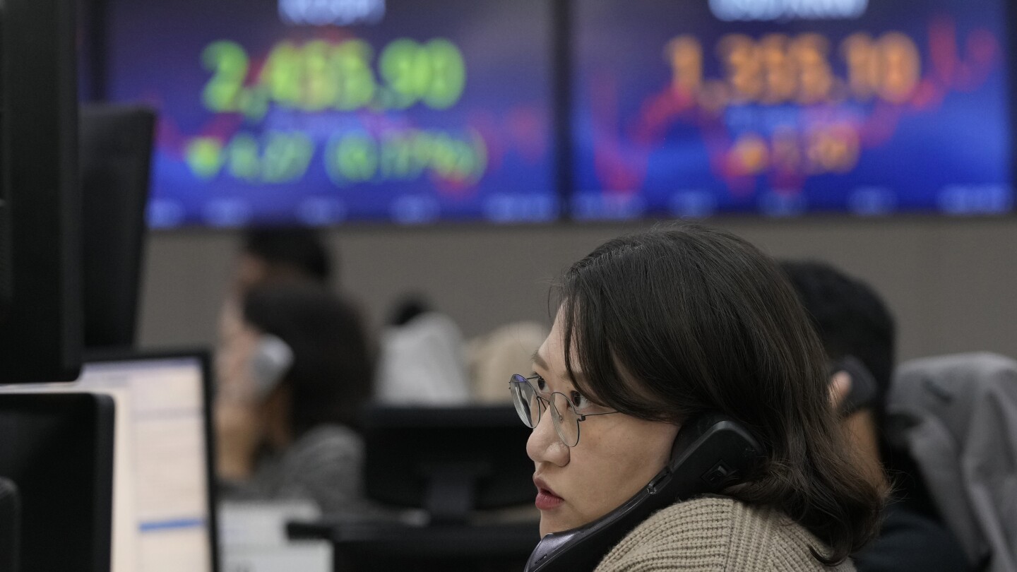 Stock market today: World markets edge lower as China reports slower growth in the last quarter | AP News